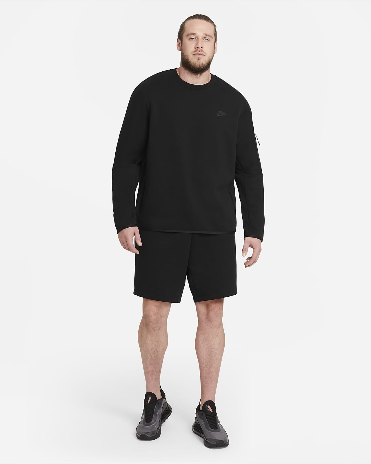 Nike Sportswear Tech Fleece Men's Crew Sweatshirt. Nike.com