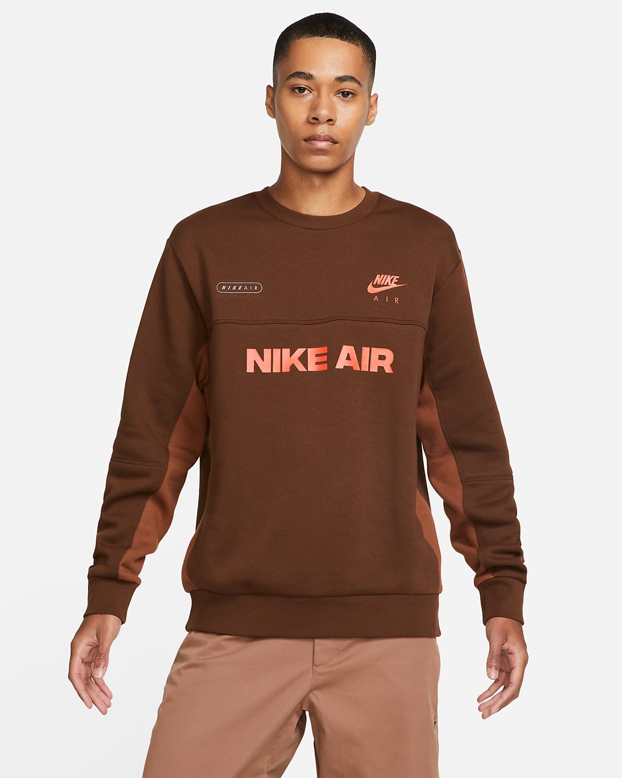 Nike Air Sudadera de tejido Fleece cepillado en la parte trasera - Hombre.  Nike ES