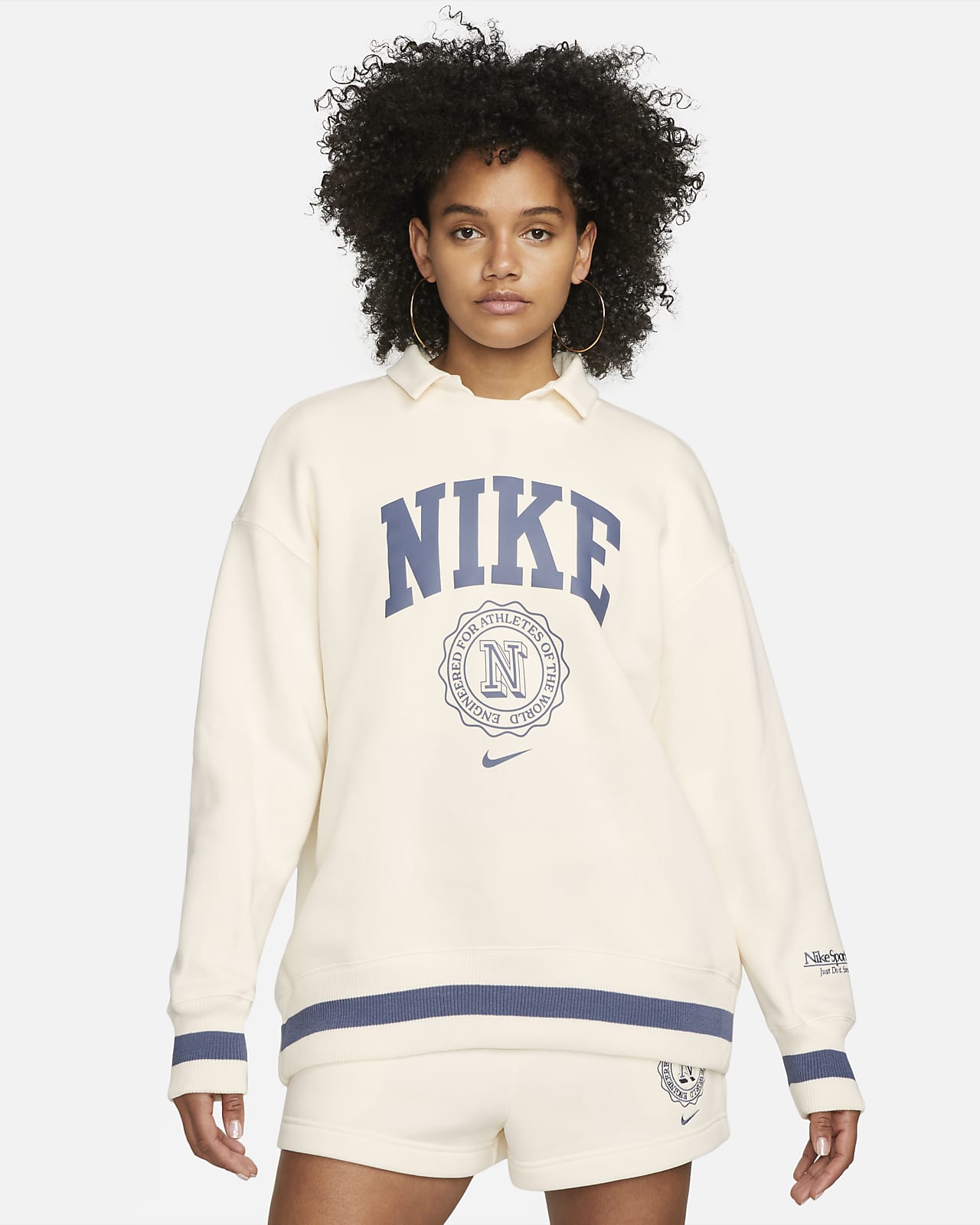Nike Sportswear Phoenix Fleece Women's Oversized Campus Crew-Neck Sweatshirt