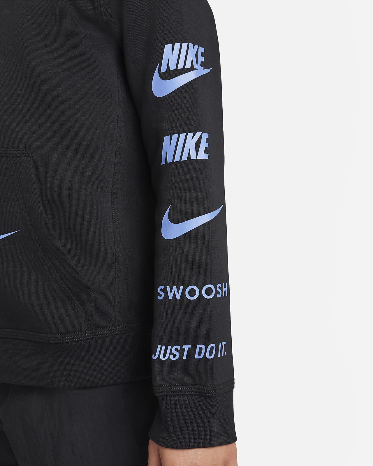 Nike just do it fleece outlet hoodie