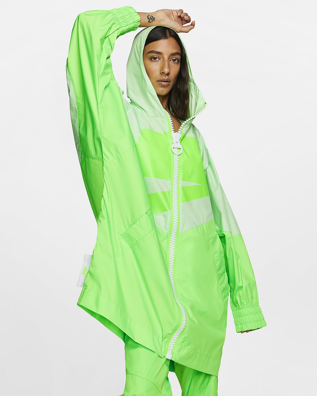 giacca nike donna verde
