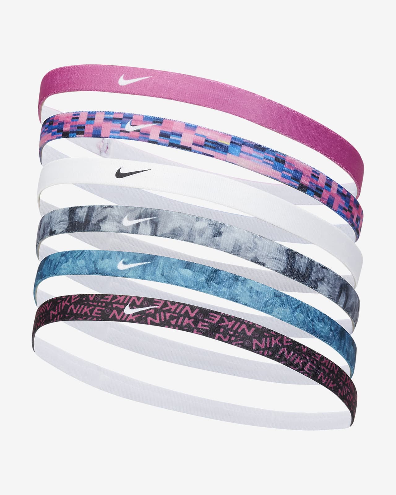 Nike Stirnbänder mit Print (6er-Pack)