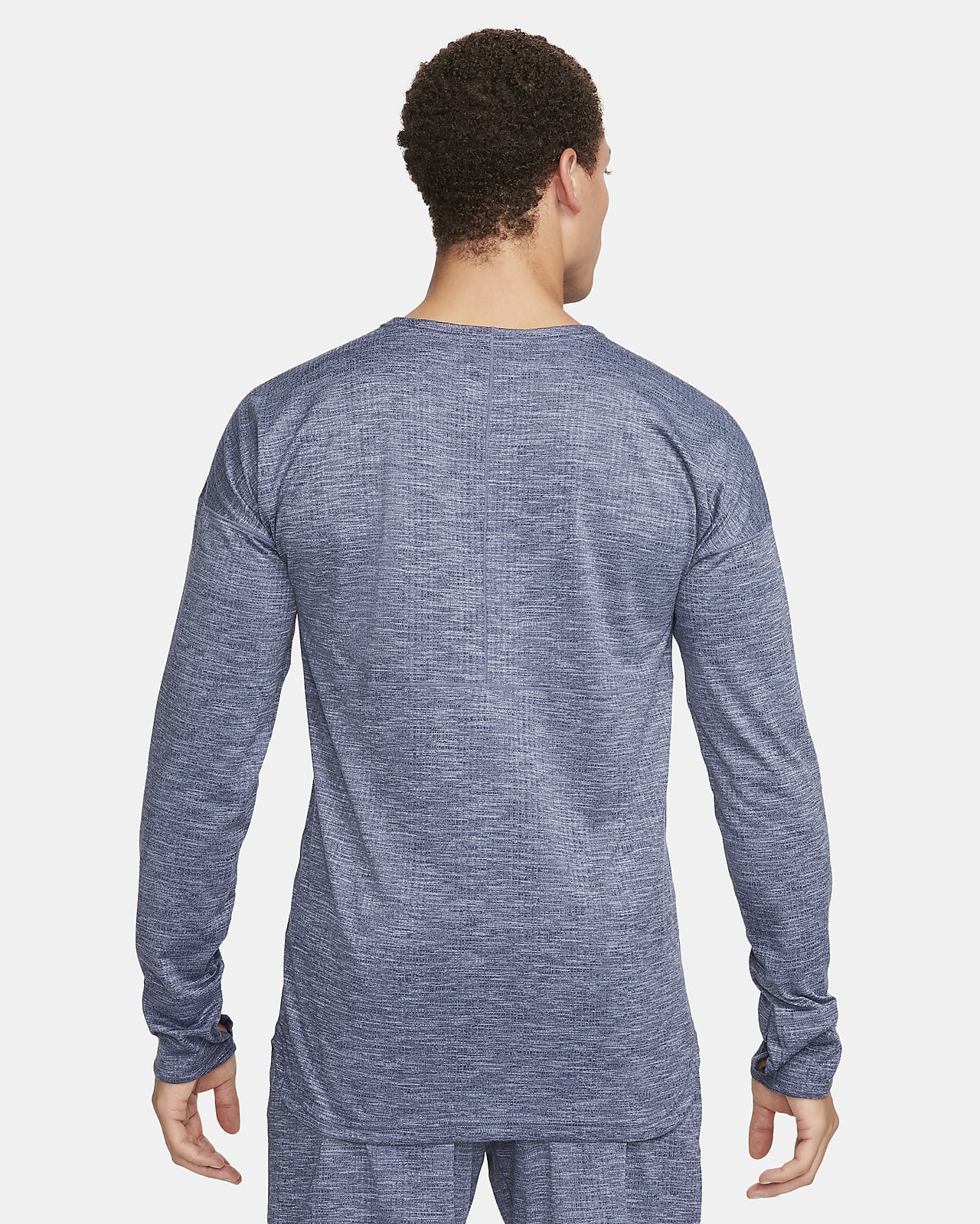 Buy Nike Yoga Printed Dri-fit T-shirt S - Blue At 50% Off
