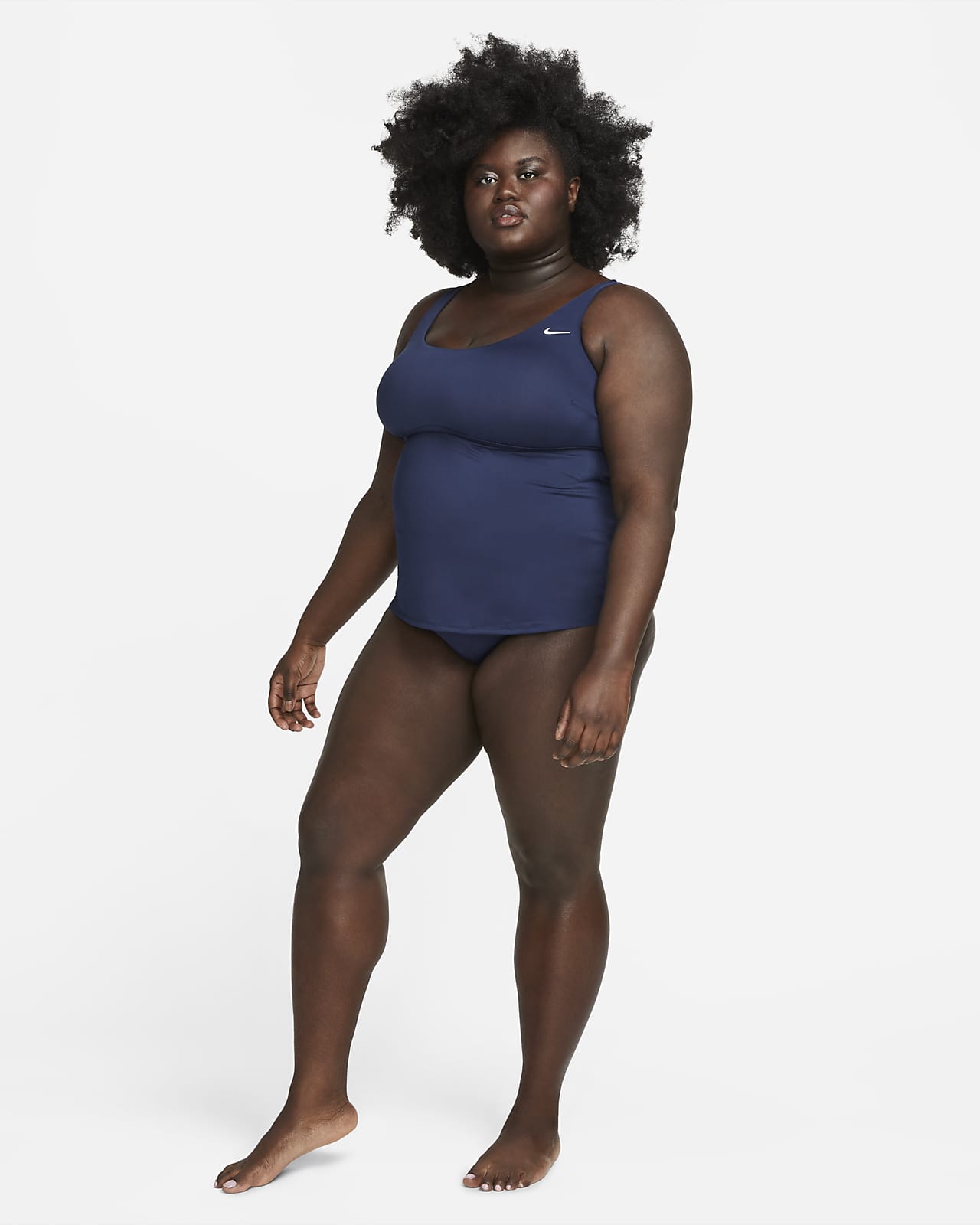 Nike Essential Women's Scoop Neck Tankini (Plus Size)