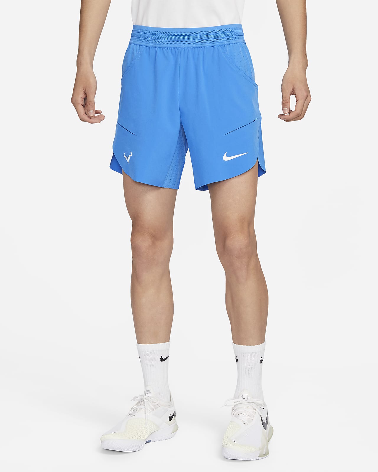 Shorts NikeCourt Dri-FIT ADV Azul Petróleo Rafa Nadal Masculino DD8543-476