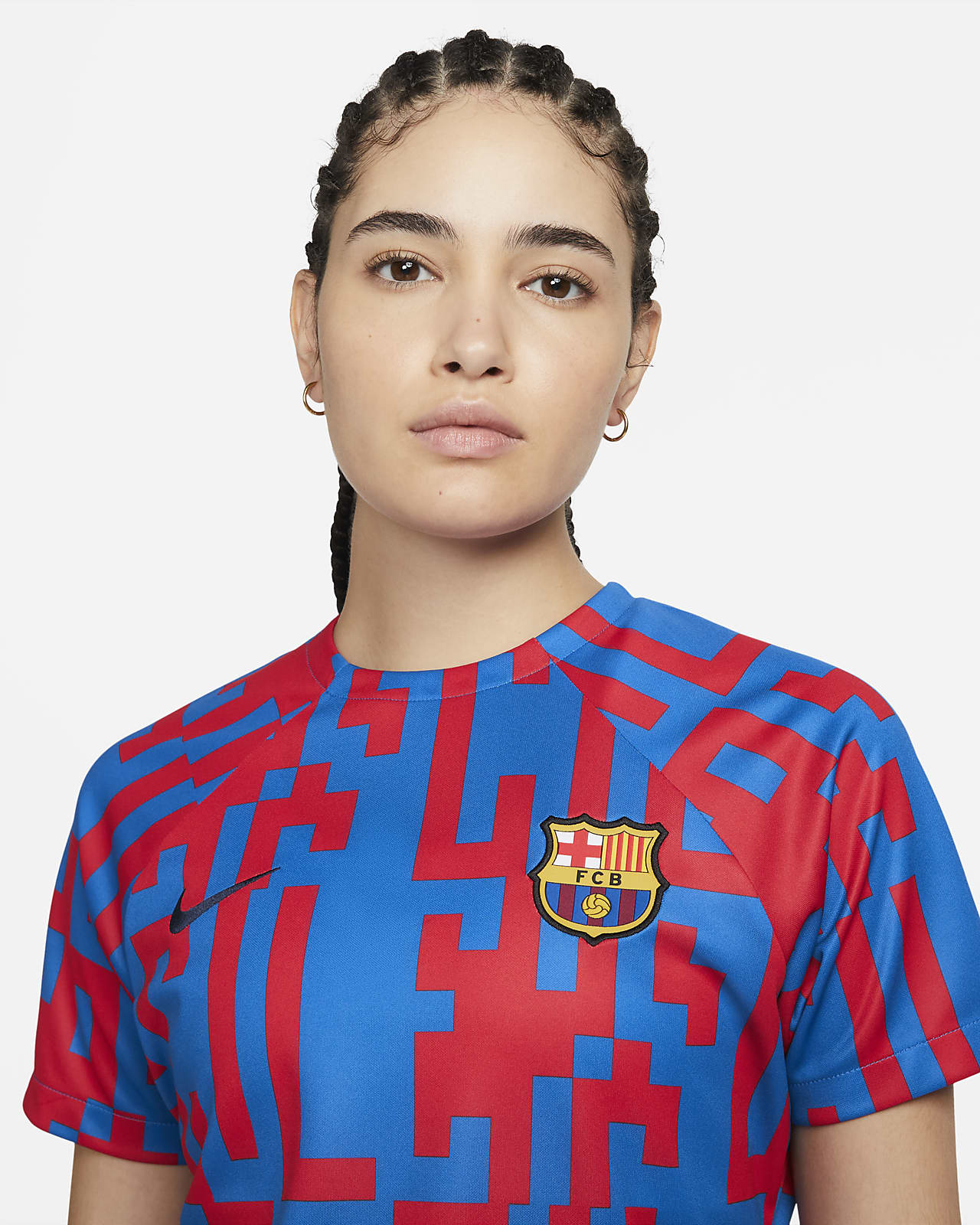 Primera equipación FC Barcelona Camiseta de fútbol para antes partido Nike Dri-FIT - Mujer. Nike ES