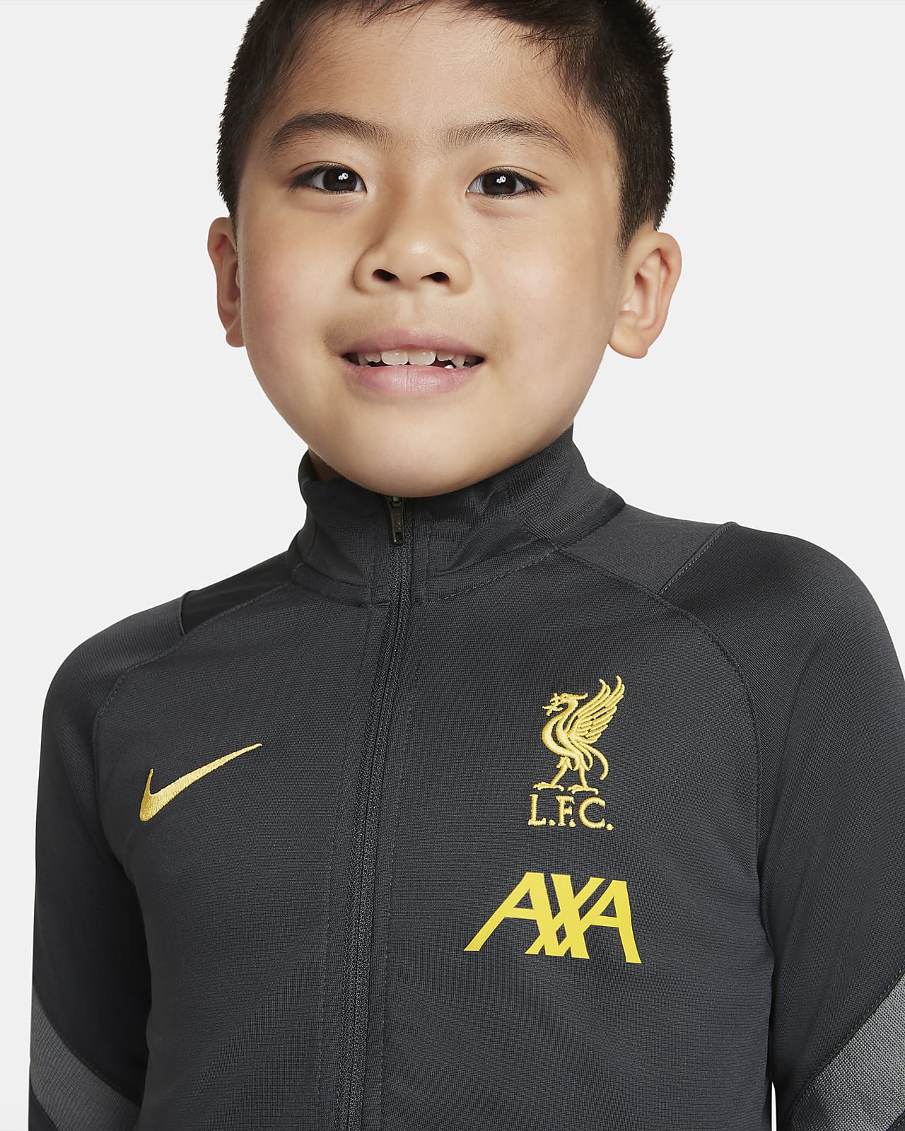 Liverpool FC Strike Nike knit voetbaltrainingspak met Dri-FIT voor  kleuters. Nike NL