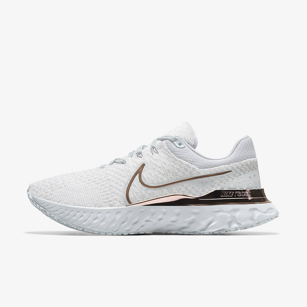 Nike React Infinity Run Flyknit 3 By You Custom Women's Road Running Shoes