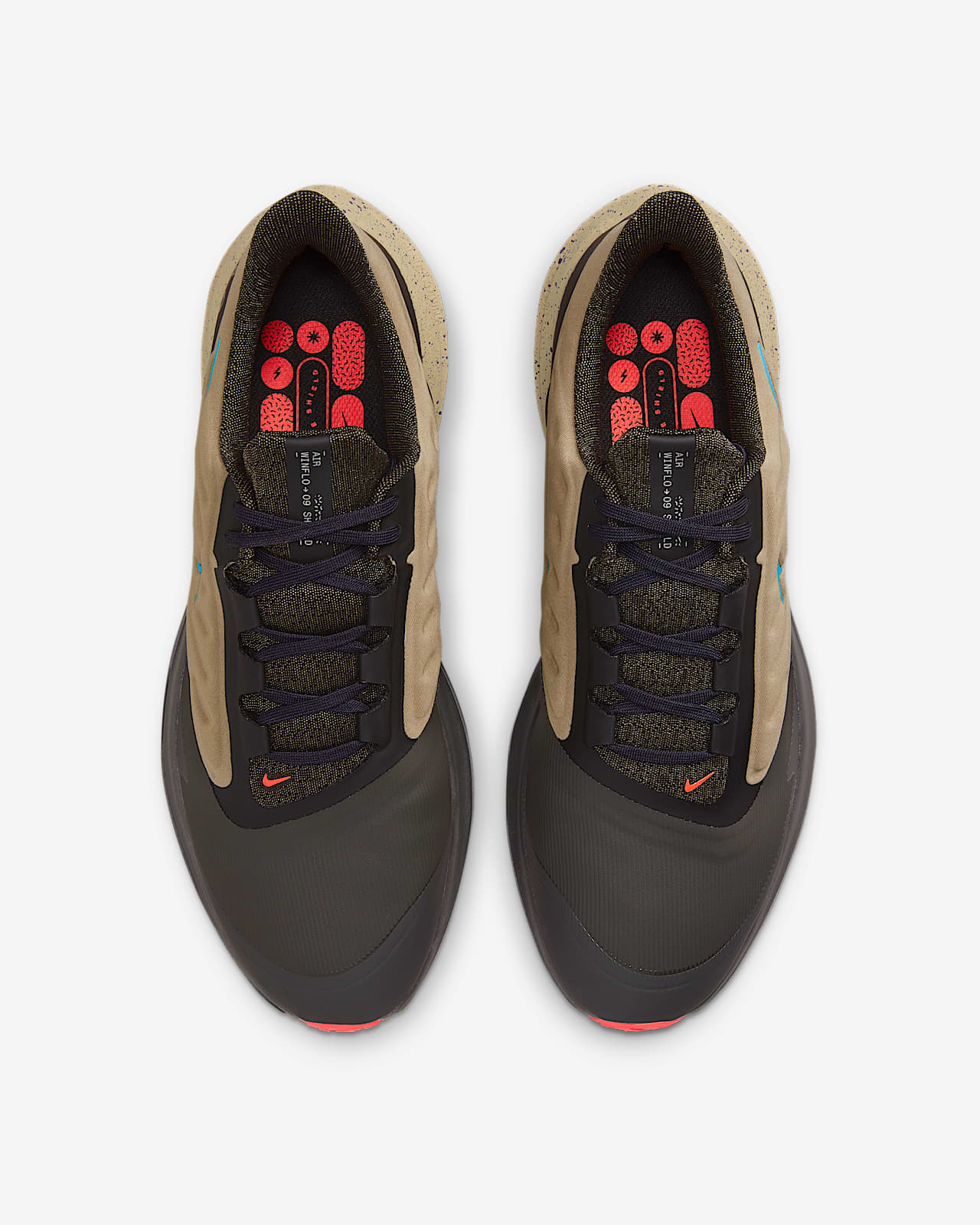 Nike Air Winflo 9 Shield Men's Weatherized Road Running Shoes.