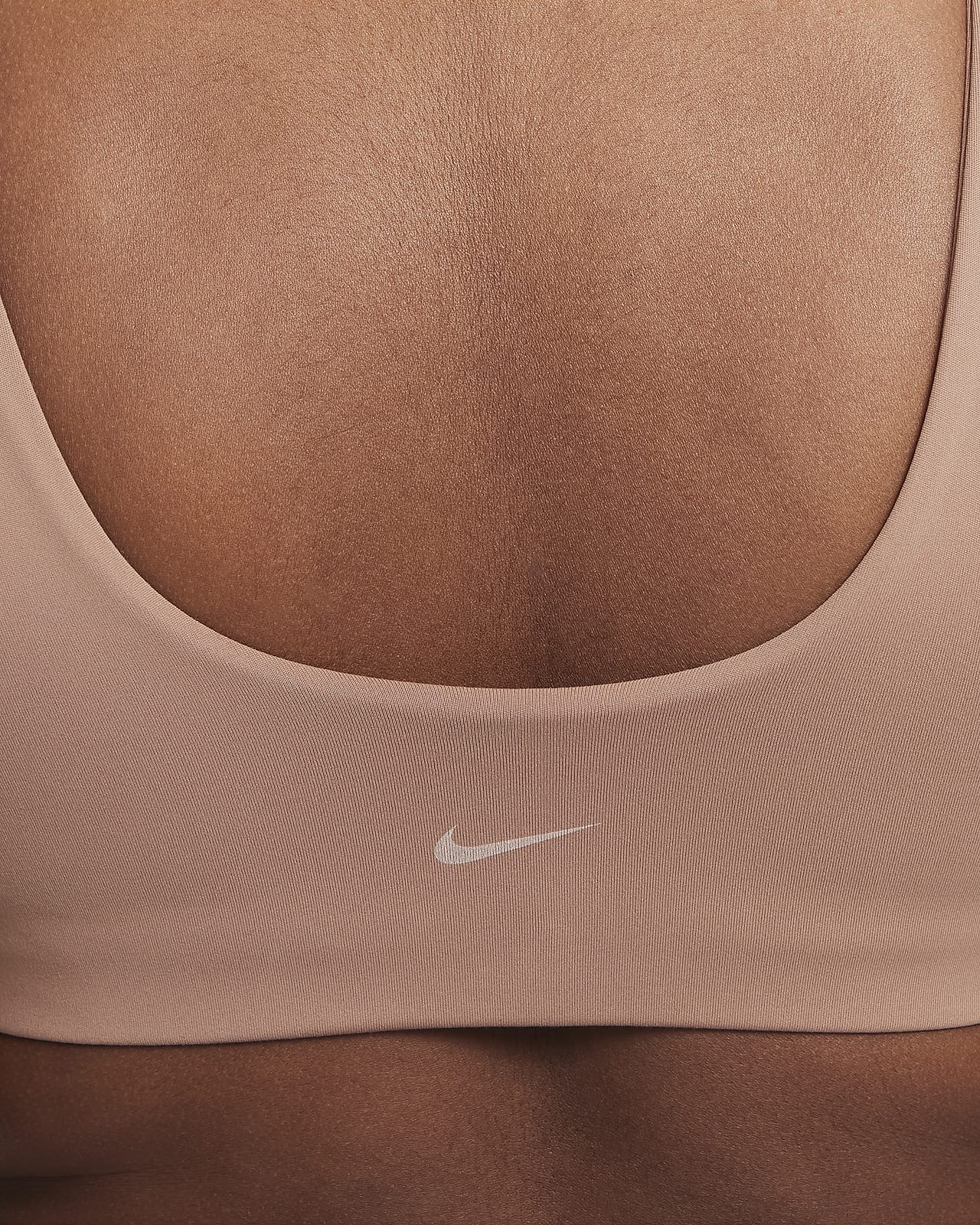 Nike Older Girls Dri-fit Alate All U Sports Bra - White/Black