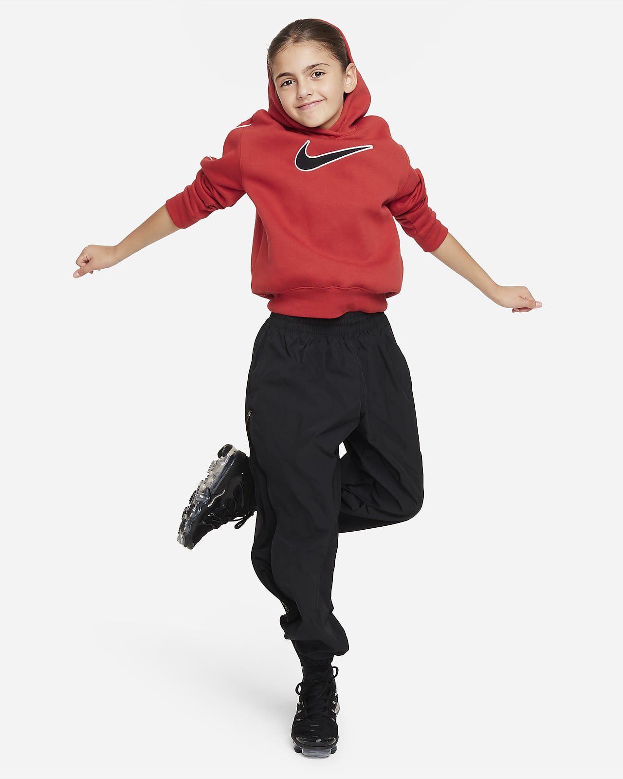 Sweat capuche oversize en Fleece Nike Sportswear pour ado fille