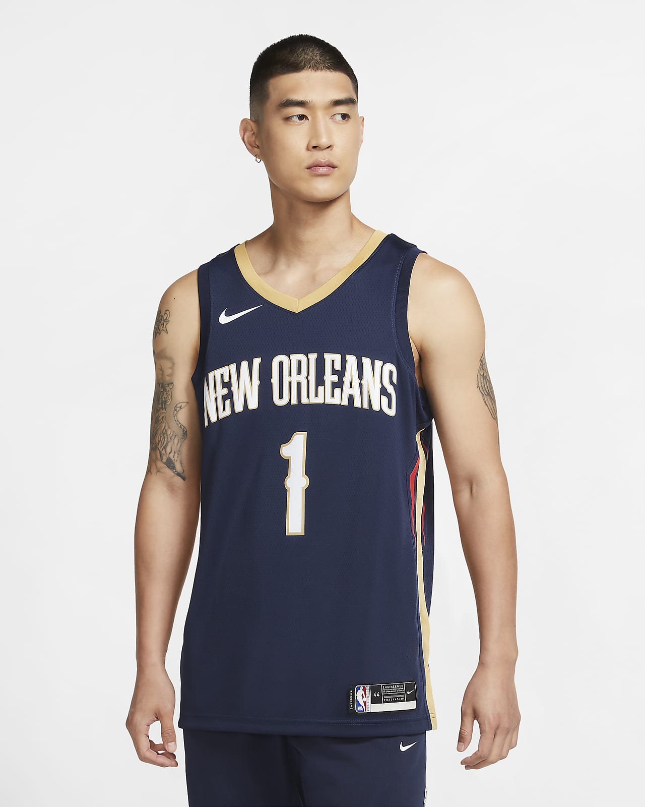 Camiseta Nike NBA Swingman Zion Williamson Pelicans Icon Edition 2020