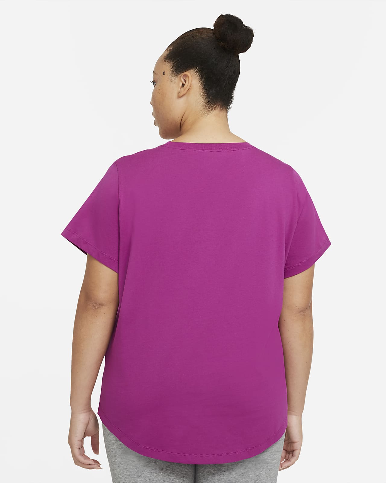 nike sportswear essential top ss plus