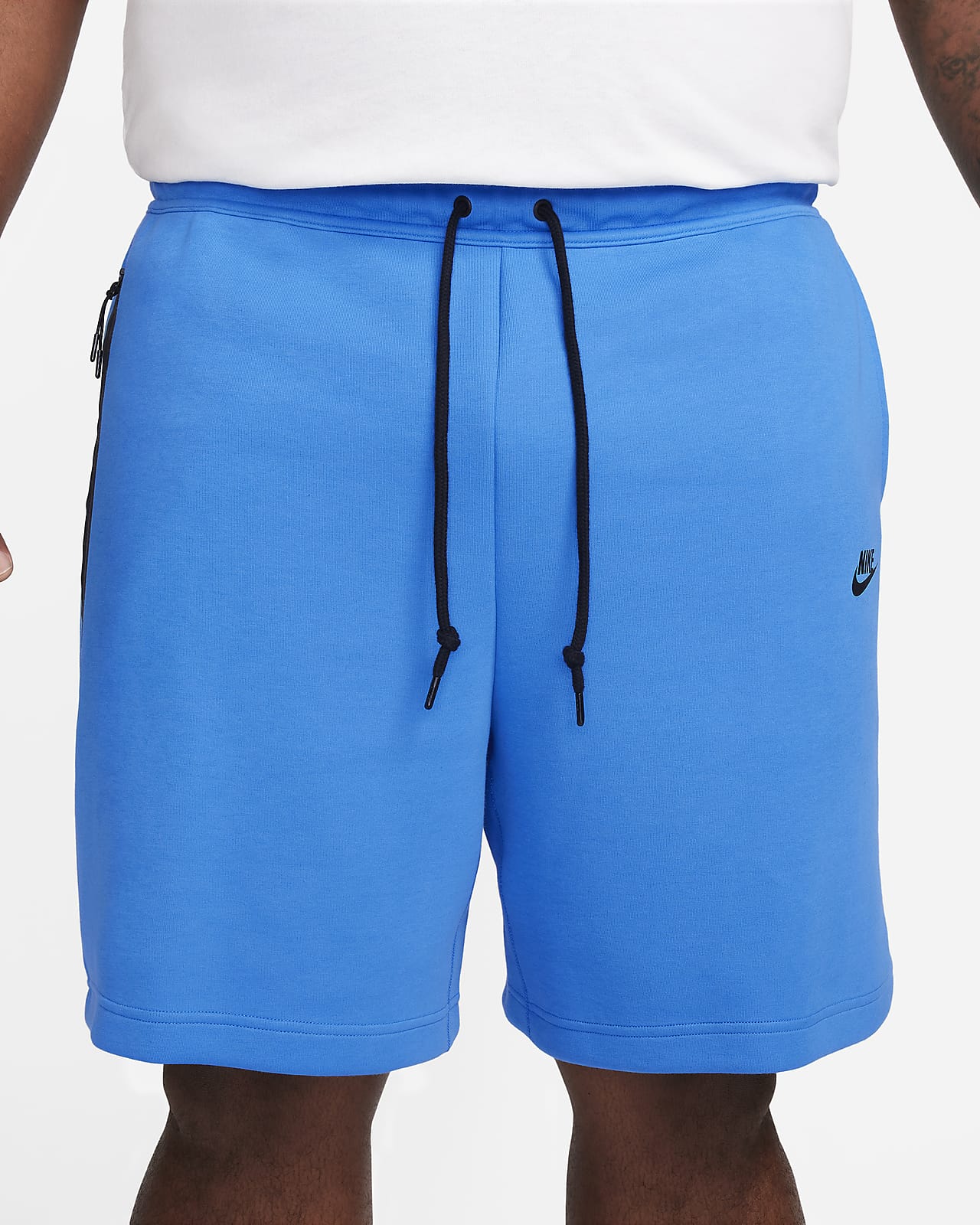 Mens Black Nike Tech Fleece Sweat Shorts Size XLT NWT