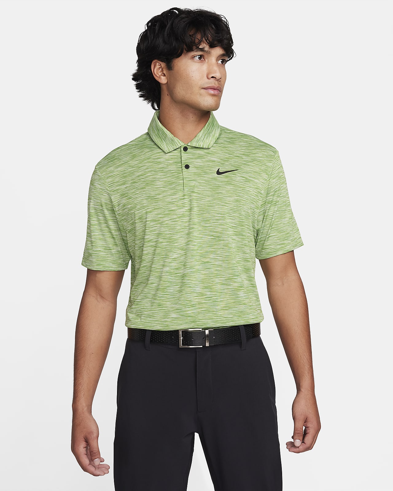 Green nike hot sale polo