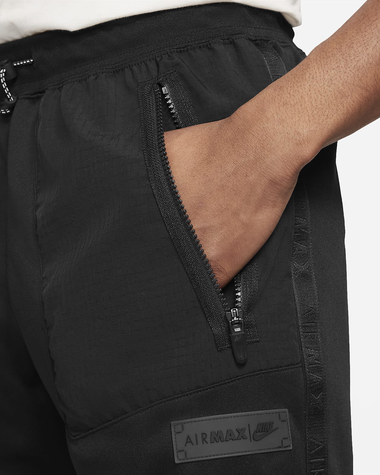mens black nike shorts with zip pockets