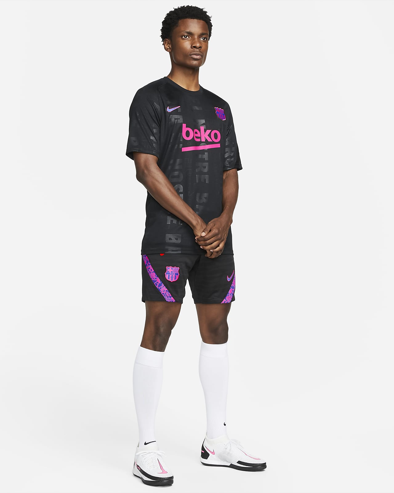 F.C. Barcelona Strike Men's Nike Dri-FIT Knit Football Shorts. Nike SA