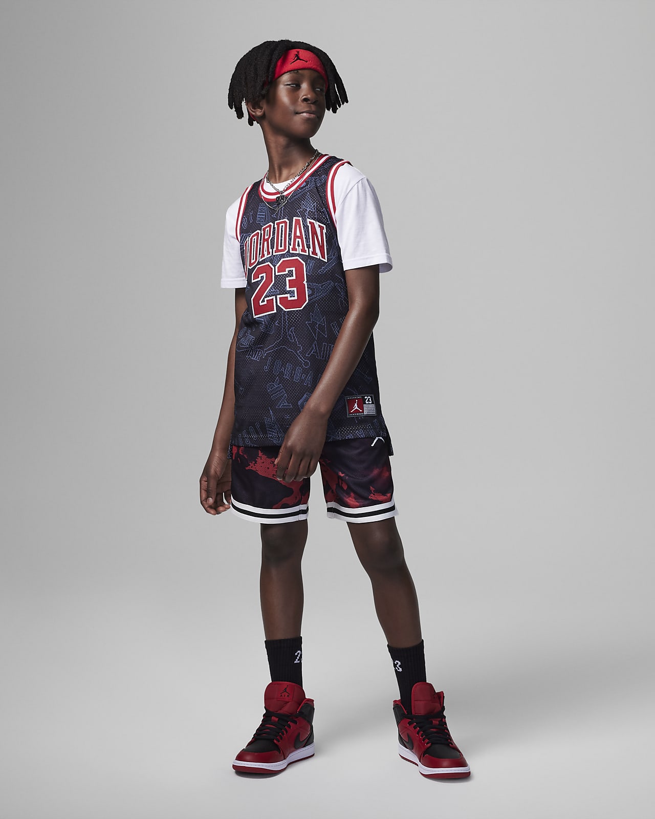 en caso equilibrado bolígrafo Playera para niños talla grande Jordan 23 Striped Jersey. Nike.com