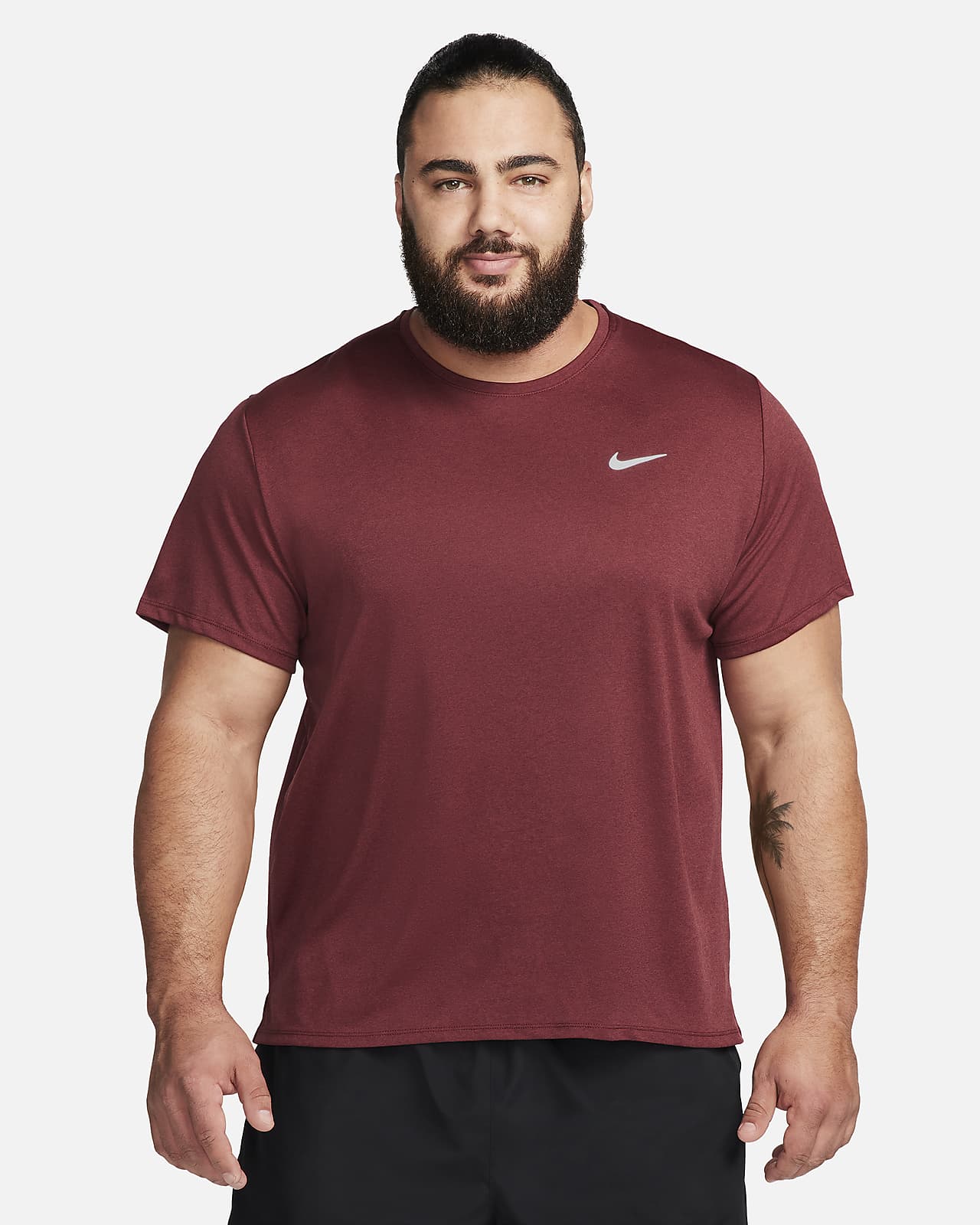 Nike Dri-FIT Miler Men's Short-Sleeve Running Top. Nike LU