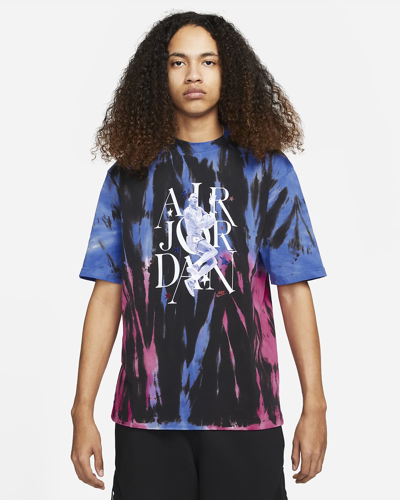 NWT Boys 10 Jordan Basketball Tie-Dye Shirt