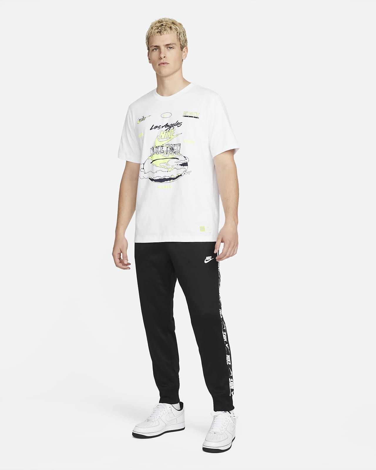 pantaloni nike per off white