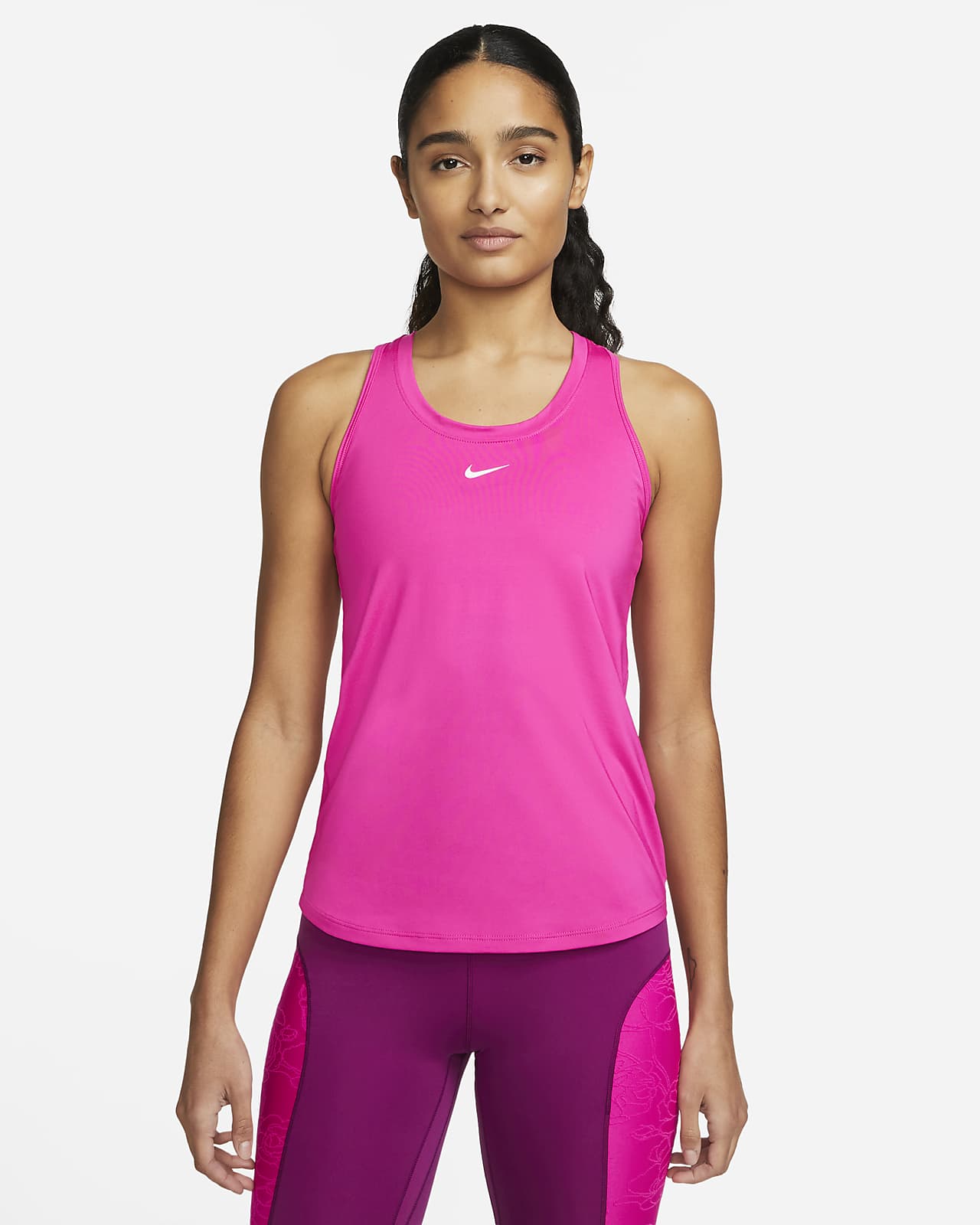 Nike Dri-FIT One Aansluitende tanktop voor dames. Nike BE