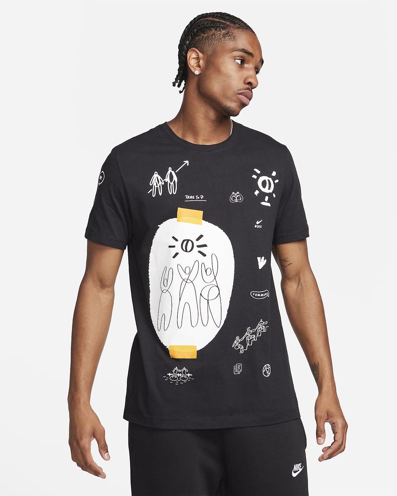 Colin Kaepernick x Joy Yamusangie Men's Nike T-Shirt.