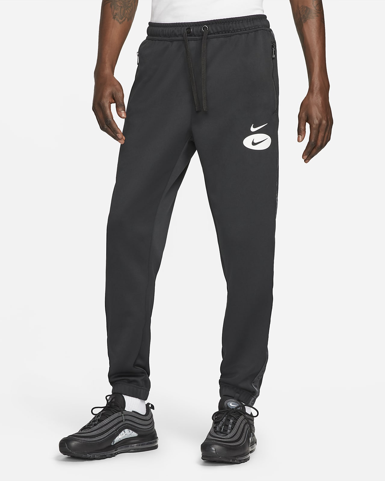 nike stacked swoosh logo sweatpant