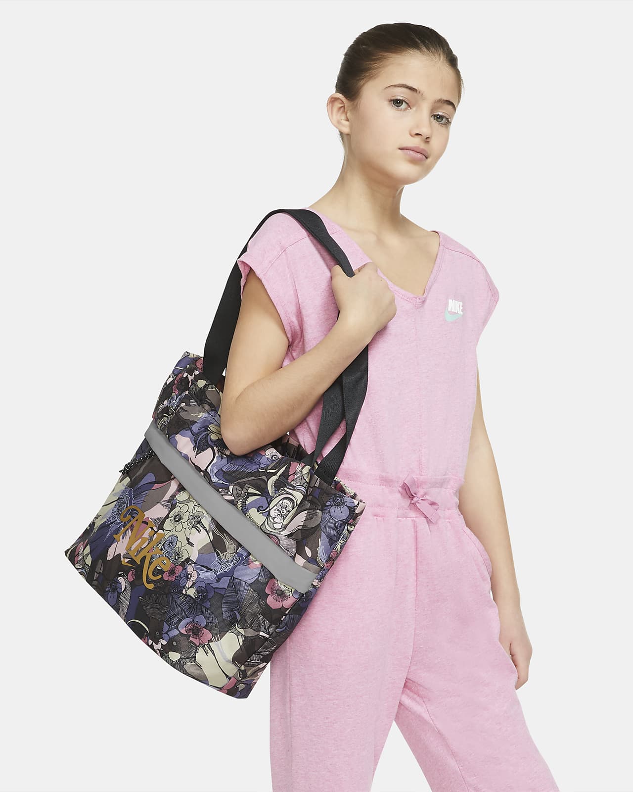 Nike公式 ナイキ タンジュン キッズ プリンテッド トートバッグ オンラインストア 通販サイト