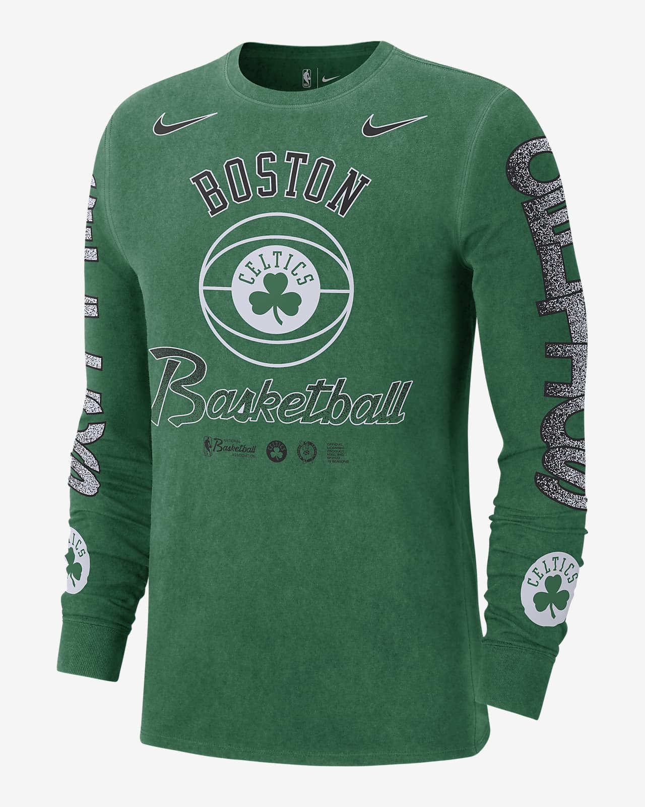 Aggressive Are depressed perspective Boston Celtics Courtside Men's Nike NBA Long-Sleeve T-Shirt. Nike.com
