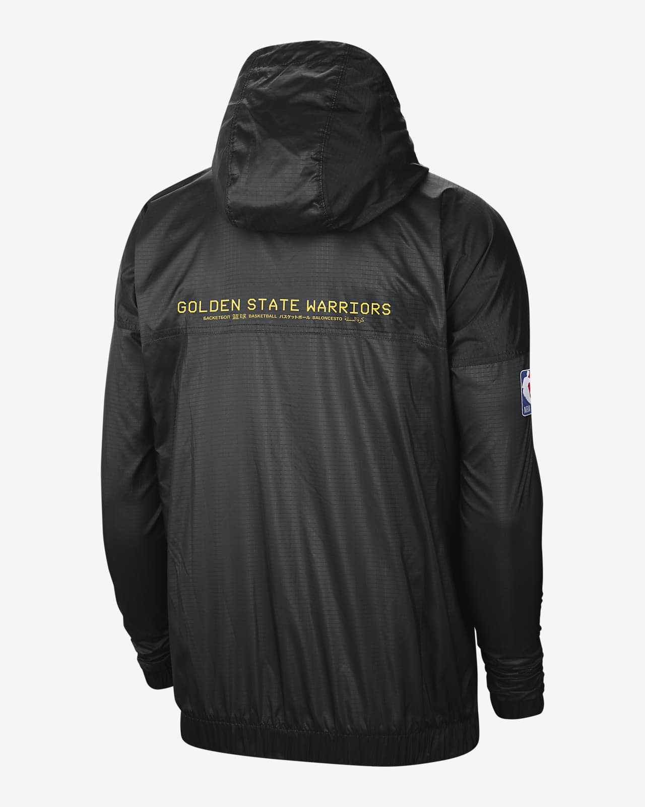 warriors jacket nike