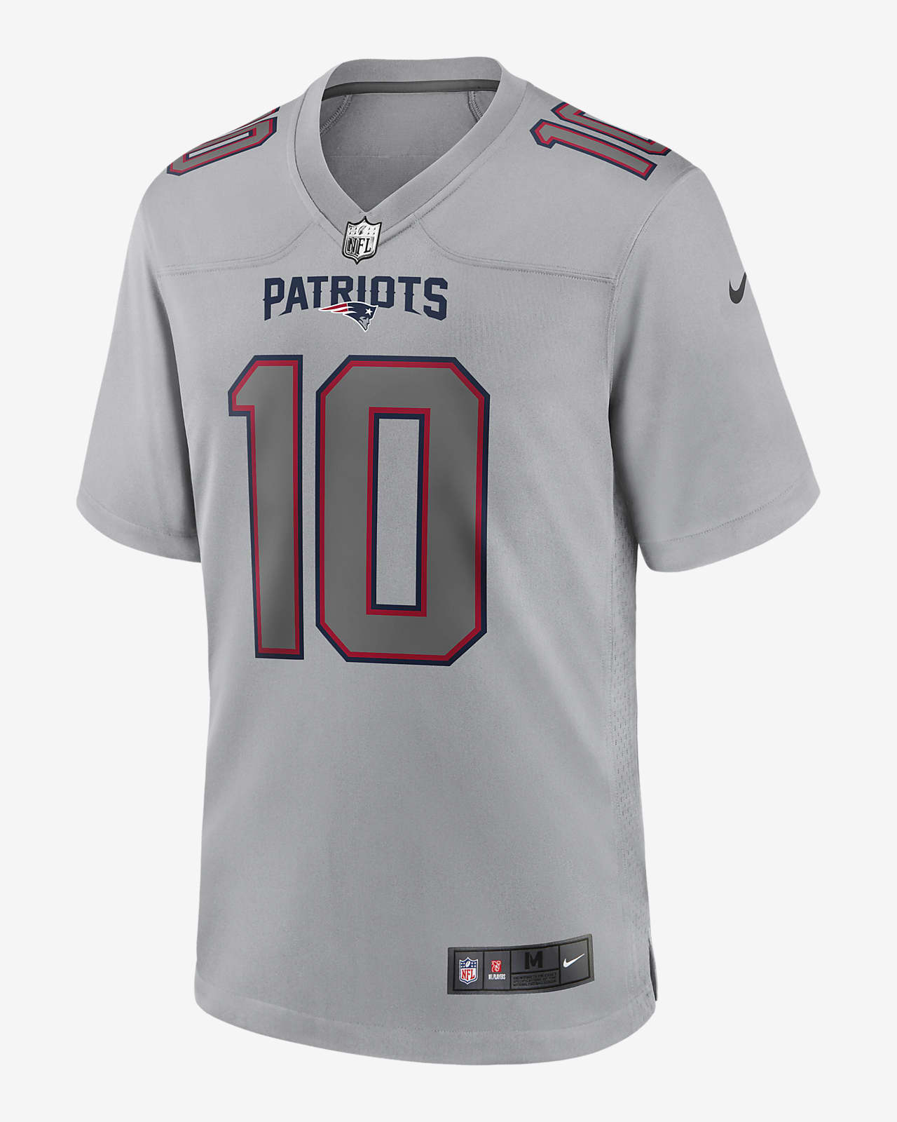 Jersey de fútbol americano Fashion para hombre NFL New England Patriots Atmosphere (Mac Jones)