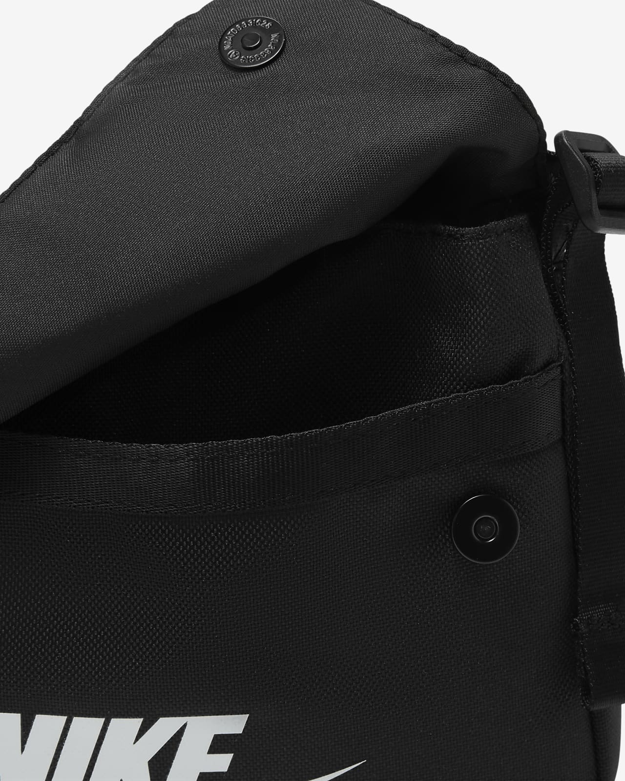 Nike Sportswear FUTURA LUXE CROSSBODY UNISEX - Across body bag -  black/white/black 