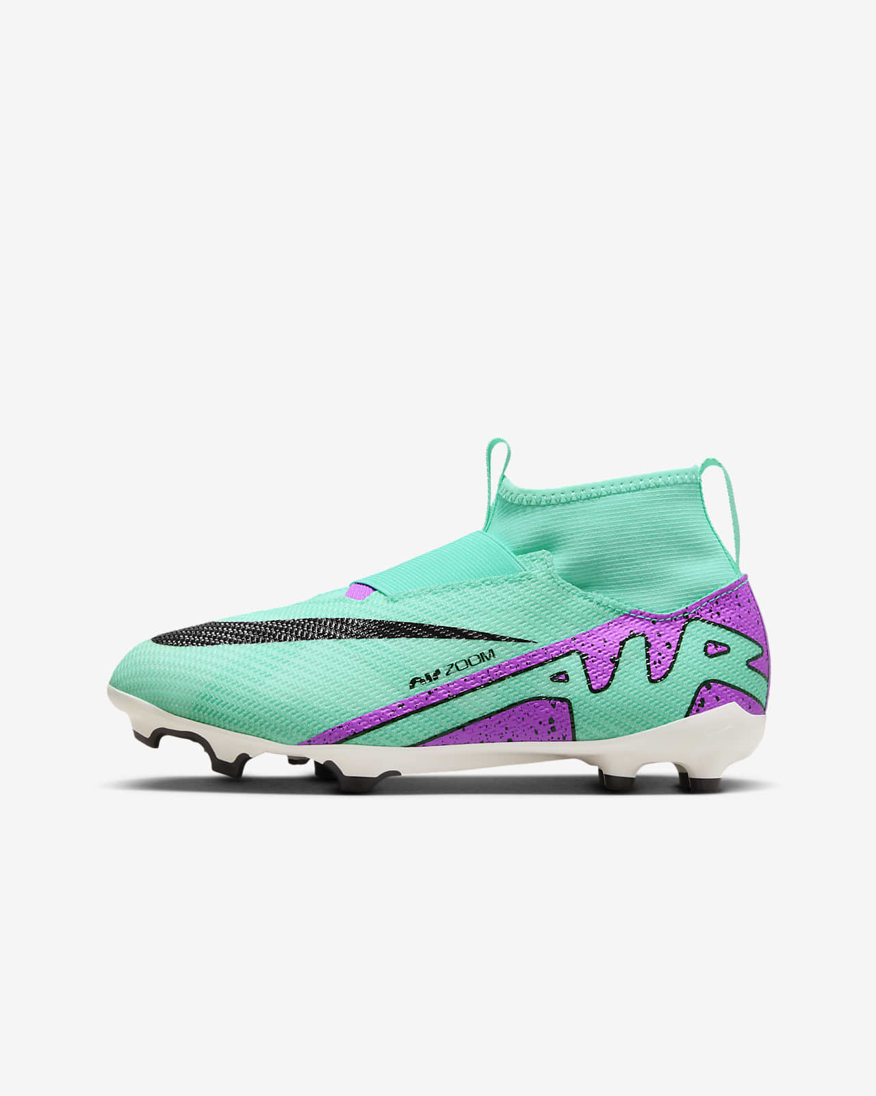 Nike Jr. Mercurial Superfly 9 Pro Yüksek Bilekli Küçük/Genç Çocuk Kuru Çim  Zemin Kramponu