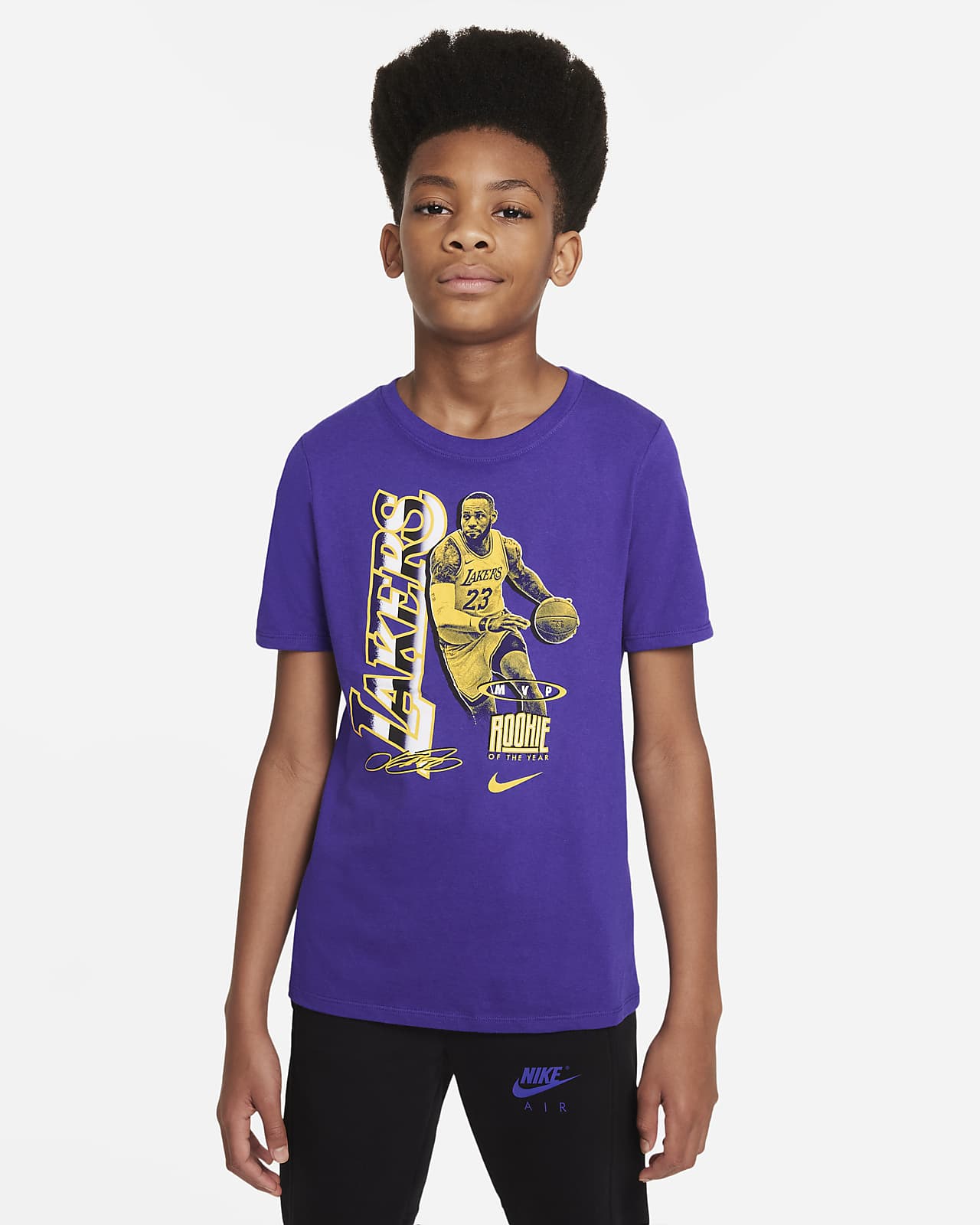 LeBron James Select Series Older Kids' Nike NBA T-Shirt. Nike NL