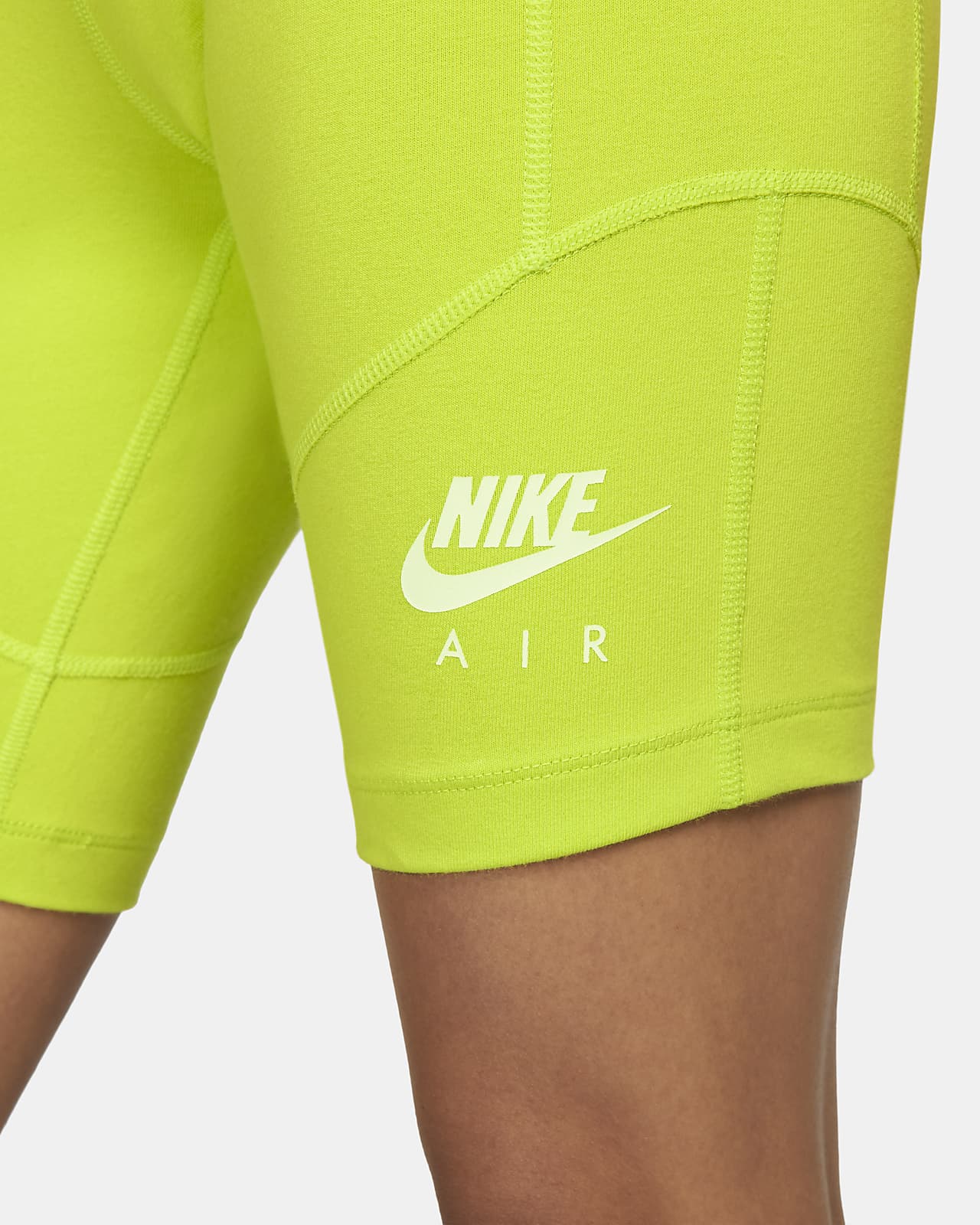 nike air bike shorts yellow