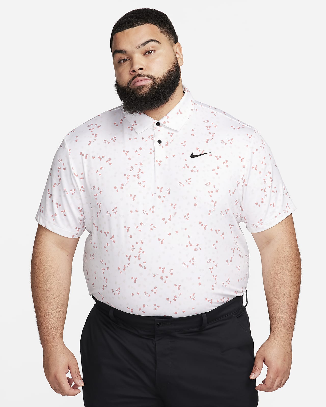 G/FORE - Pink Floral Print Golf Polo - Fall 2023