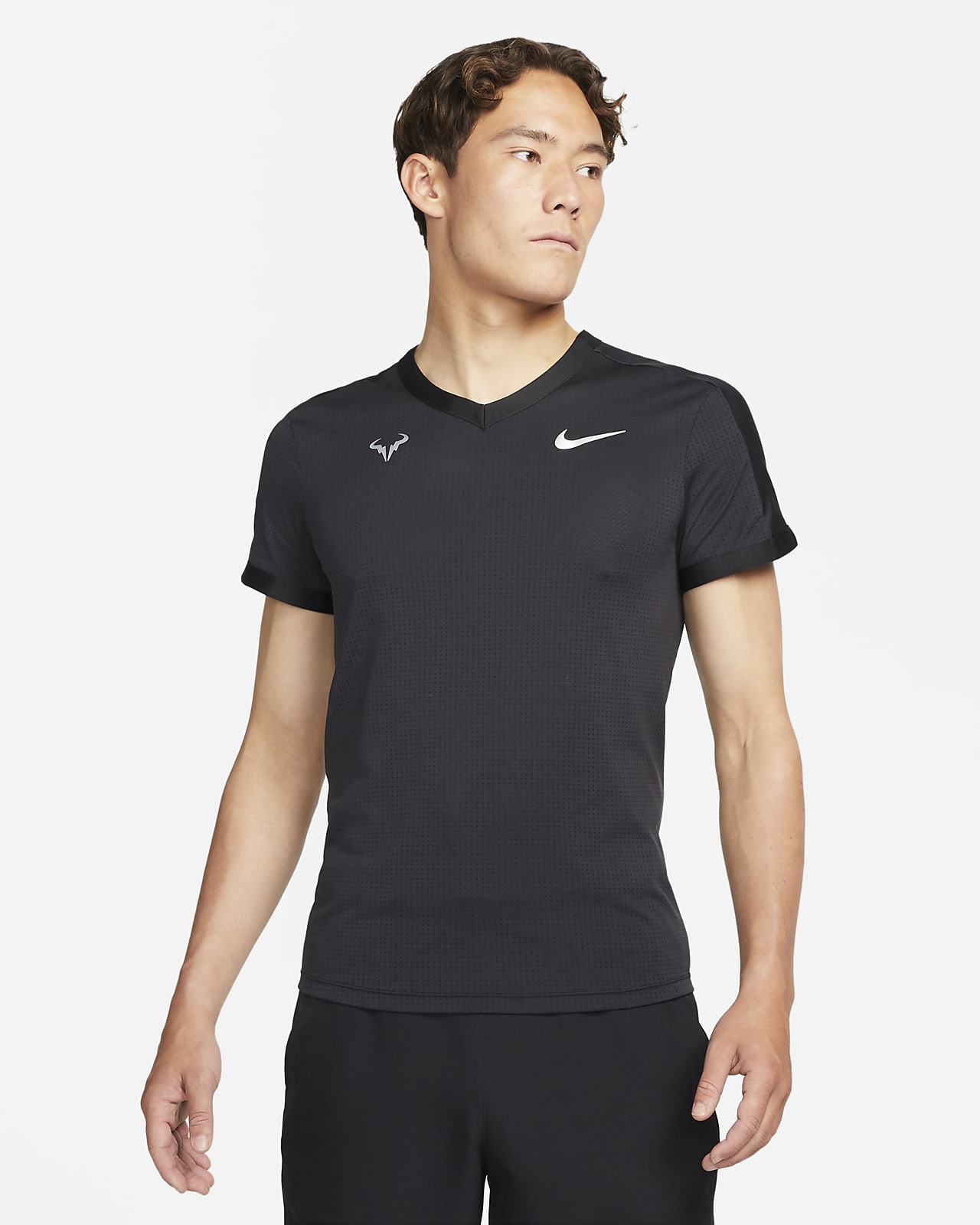 เสื้อเทนนิสแขนสั้นผู้ชาย NikeCourt Dri-FIT ADV Rafa