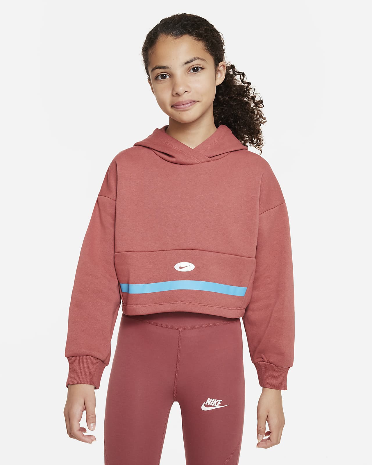 Para aumentar Campo de minas rodar Nike Sportswear Icon Clash Big Kids' (Girls') Hoodie. Nike.com