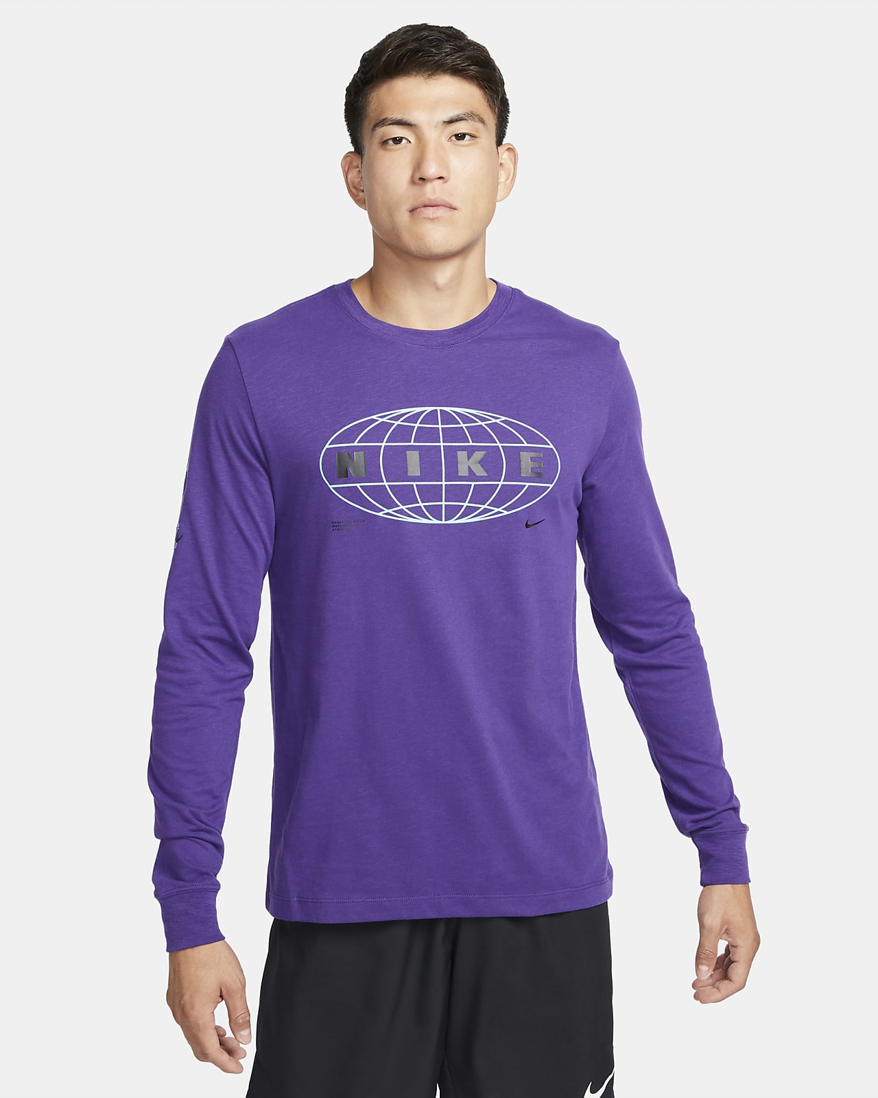Nike Dri-Fit Basketball Jersey Men’s Blank Purple Size 3XL