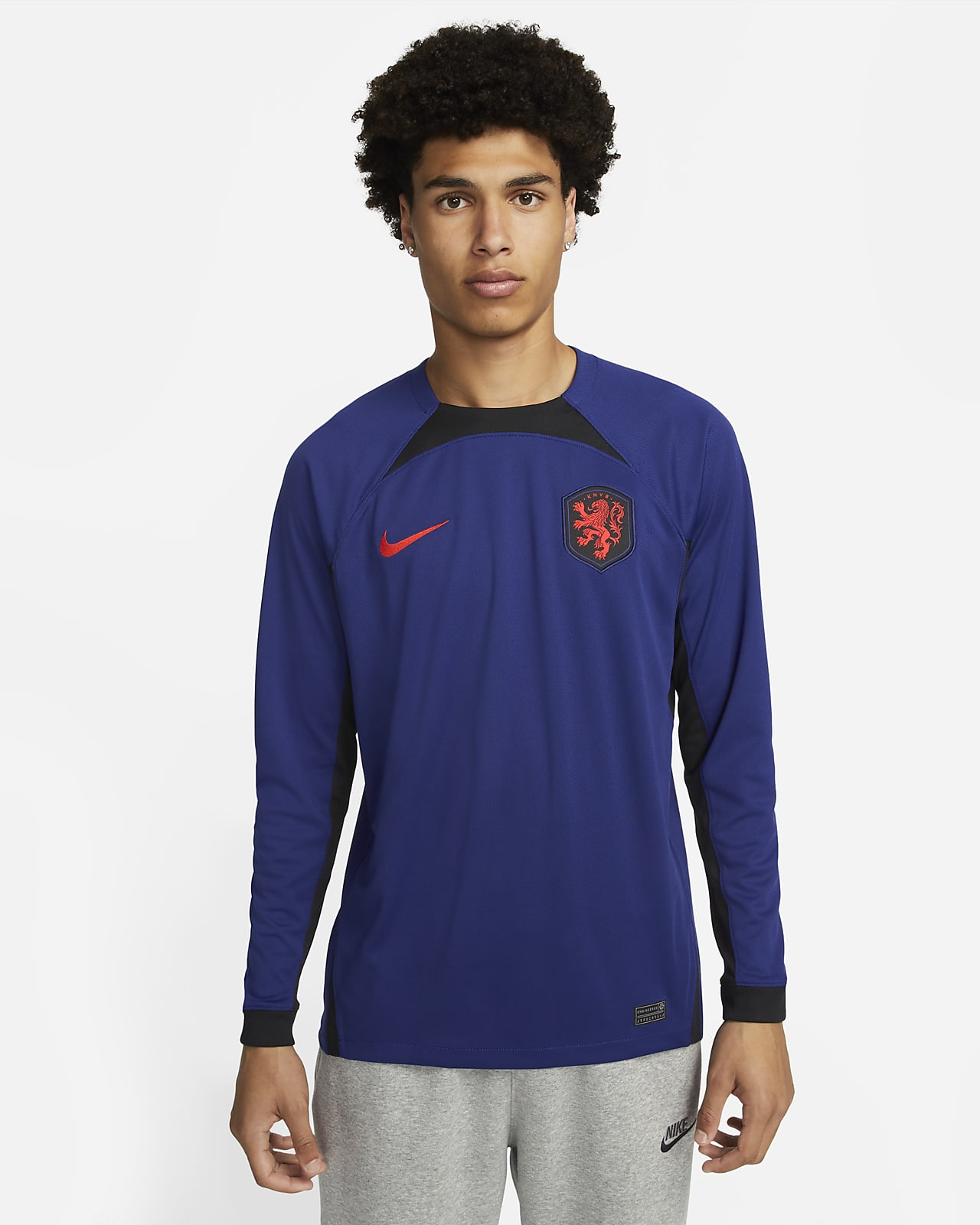 Jersey de fútbol de manga larga Nike Dri-FIT para hombre Netherlands 2022/23 Stadium Nike.com