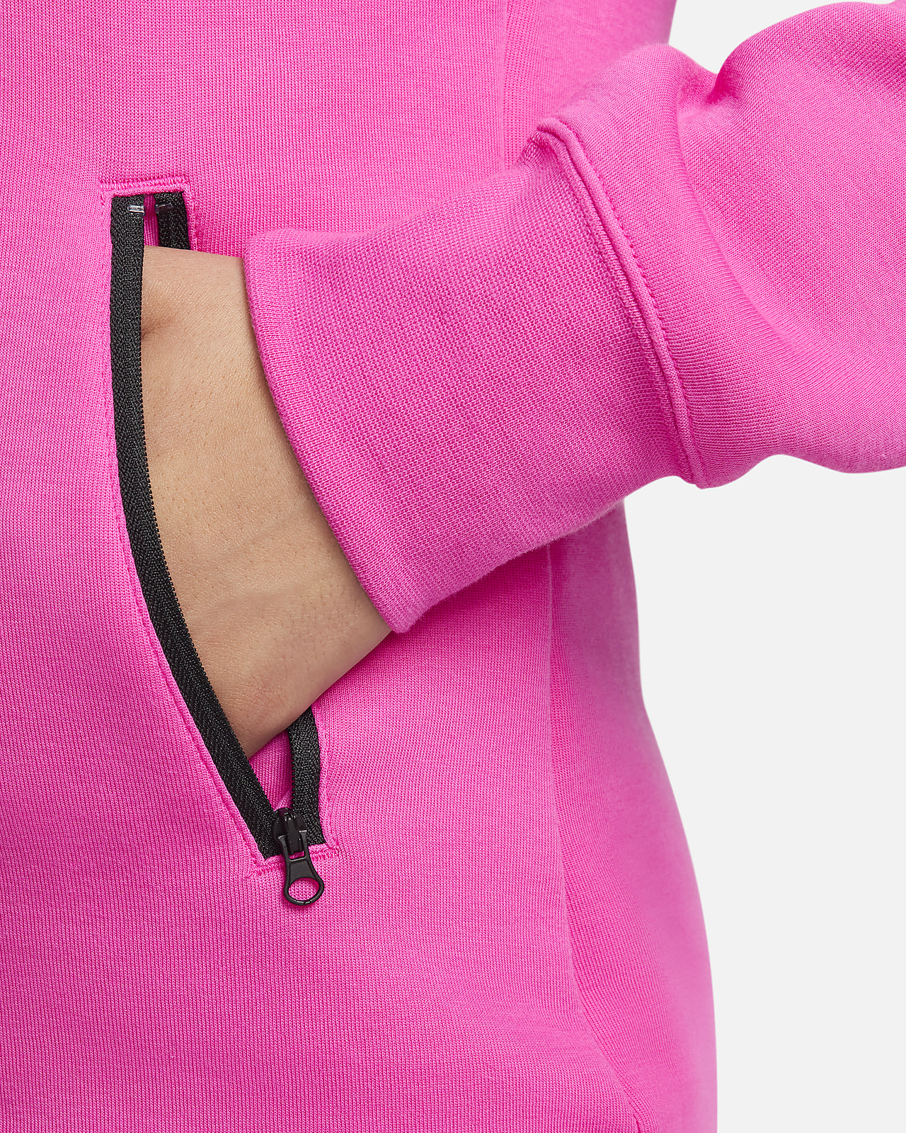 Nike Women's Sportswear Tech Fleece Windrunner Women's Full-Zip Hoodie,  Pink Oxford, X-Small : : Clothing, Shoes & Accessories