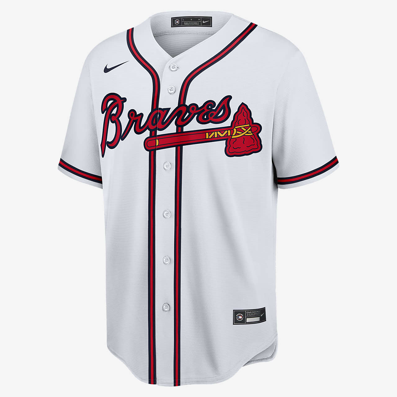 red braves jersey with stars