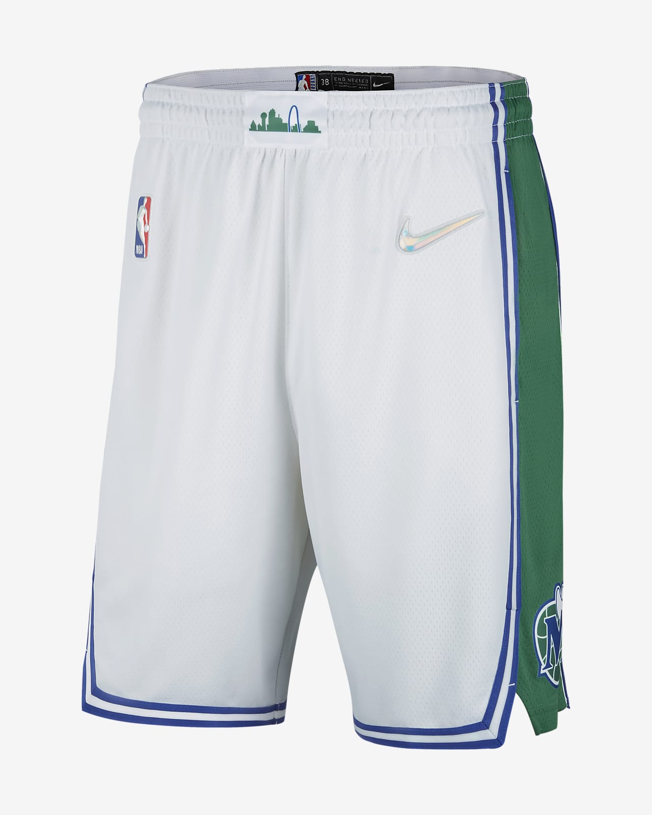 Dallas Mavericks City Edition Nike Dri-FIT NBA Swingman-shorts för män