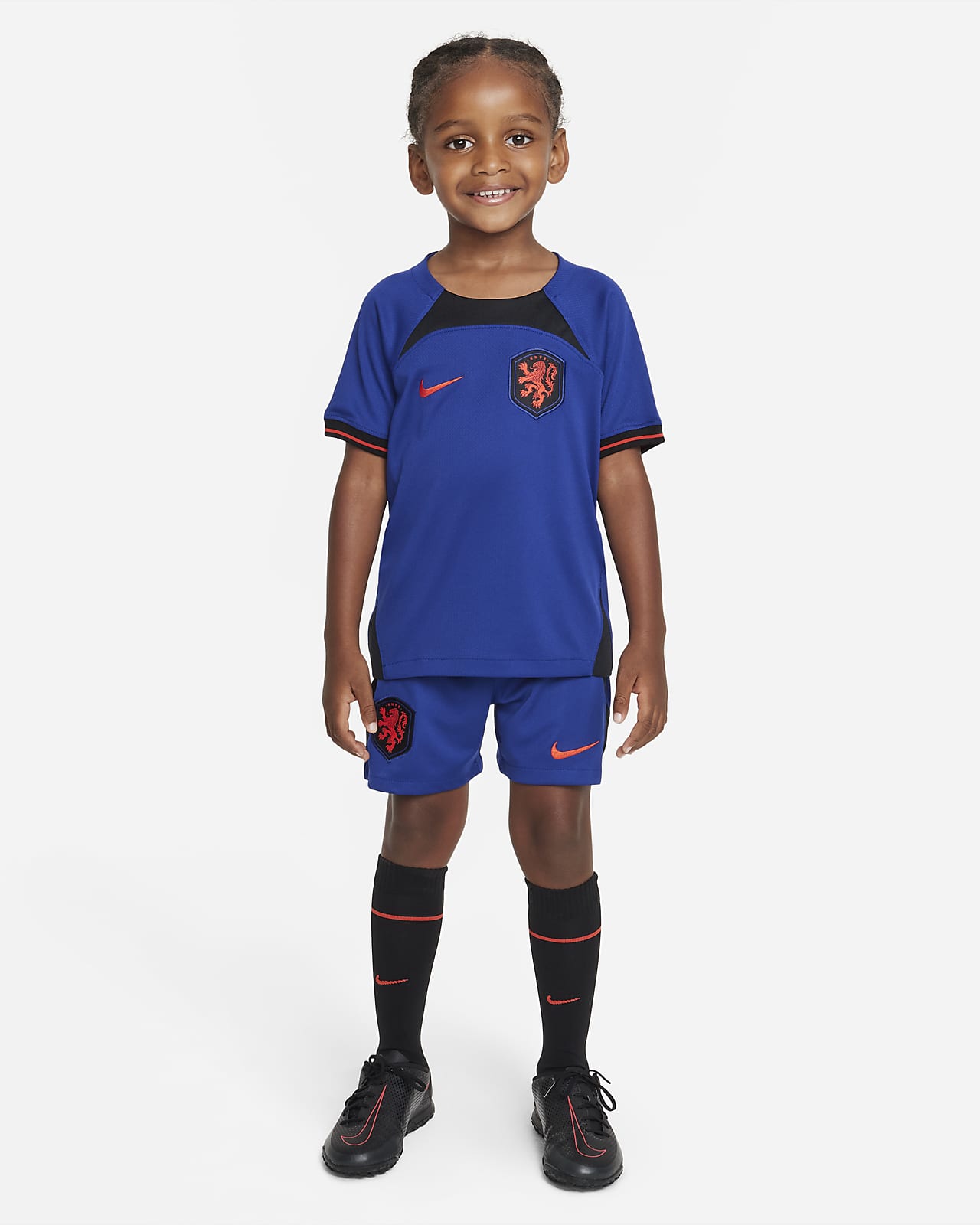 Netherlands 2022/23 Away Younger Kids' Football Kit. Nike IE