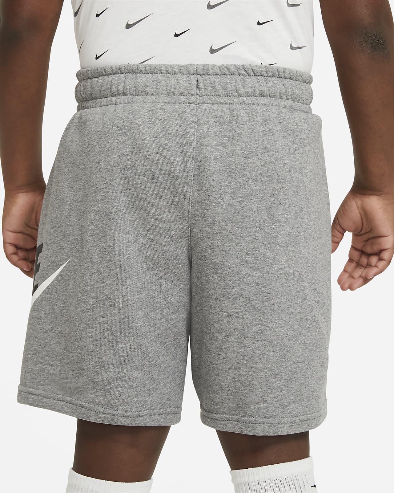 grey nike shorts kids