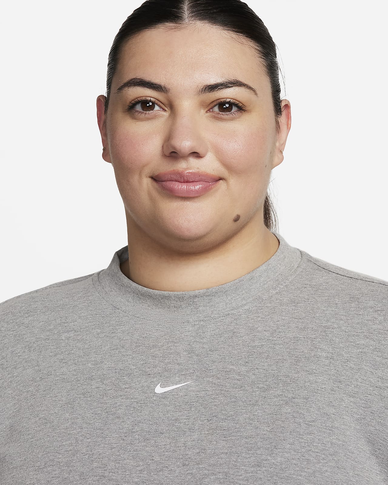 Nike Dri-FIT One Women's Crew-Neck French Terry Tunic (Plus Size).