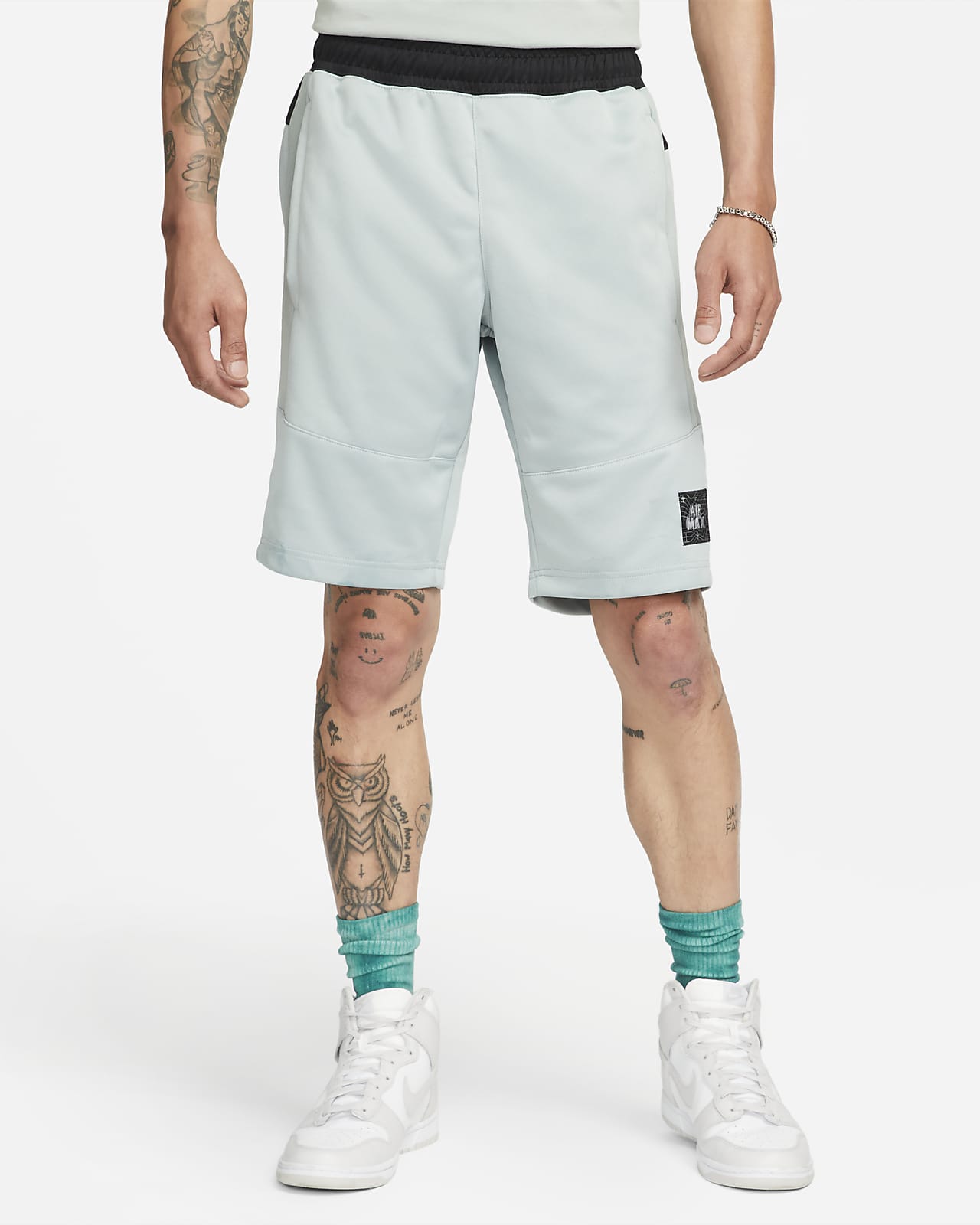 air max and shorts