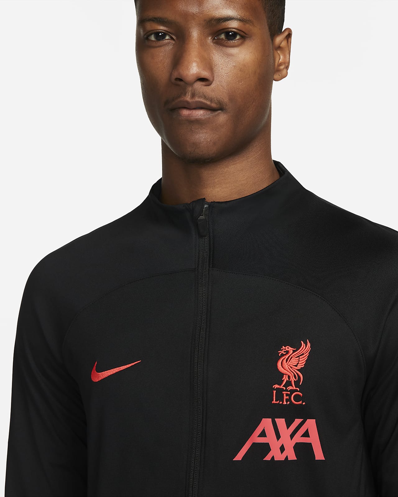 Liverpool F.C. Strike Men's Nike Dri-FIT Football Tracksuit Jacket. Nike GB