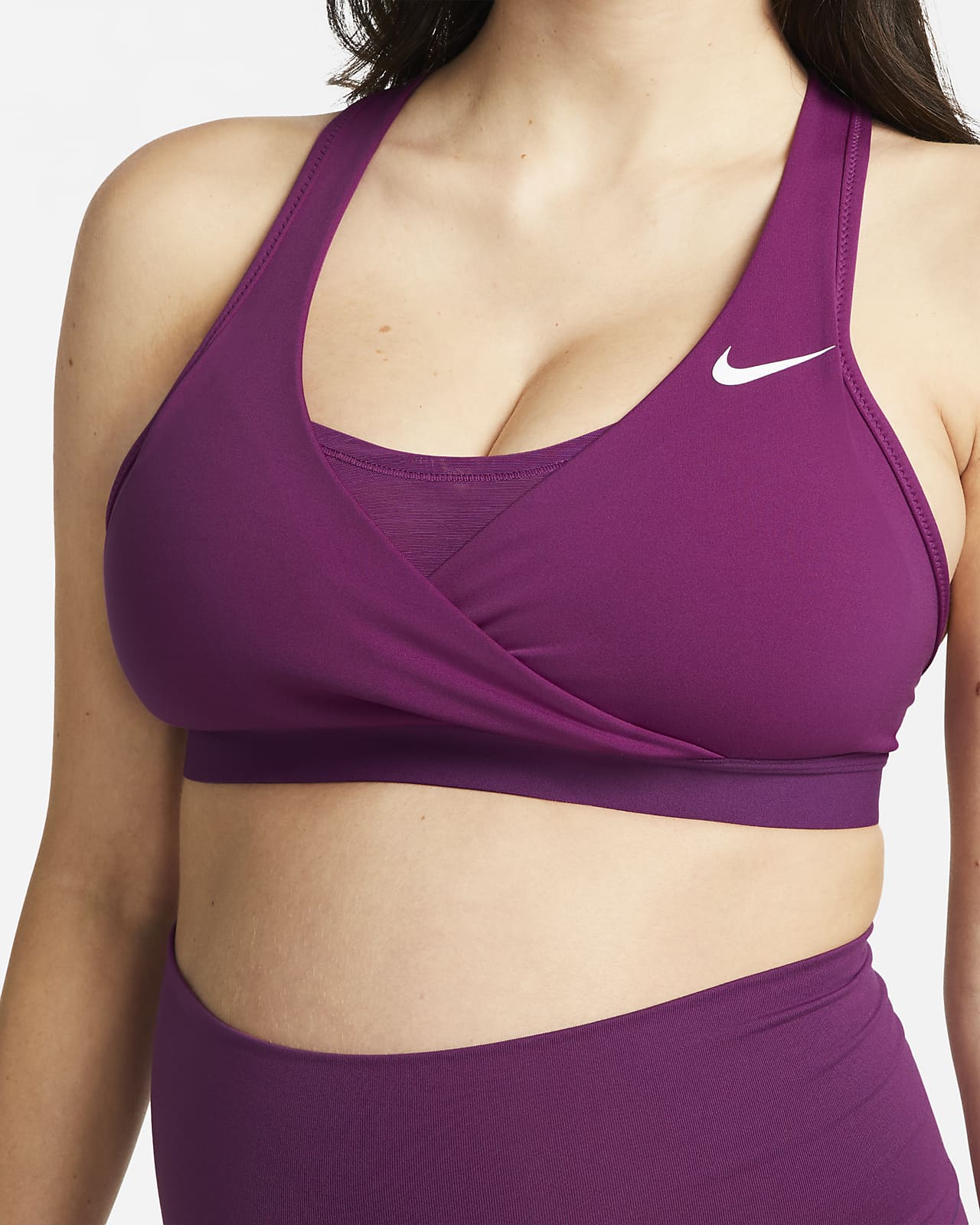 overhemd Van toepassing alcohol Nike Swoosh (M) Padded sport-bh met medium ondersteuning (moederschap).  Nike NL